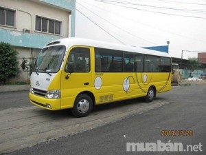 Xe khách 29ch county kiểu dáng mới nhất 2017