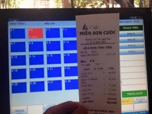 Bộ cảm ứng dành cho quán cafe, quán ăn, nhà hàng