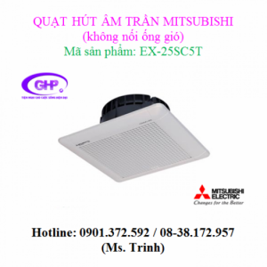 Quạt hút âm trần không nối ống gió Mitsubishi EX-25SC5T