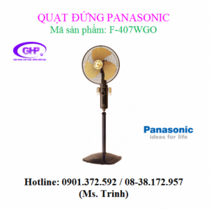 Quạt đứng Panasonic F-407WGO mẫu mã sang trọng