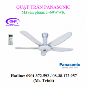 Quạt trần Panasonic F-60WWK giá tốt