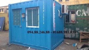 Bán và cho thuê container 10 feet làm phòng bảo vệ