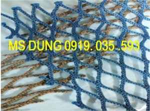 Lưới dù trắng an toàn trang trí chống vật rơi