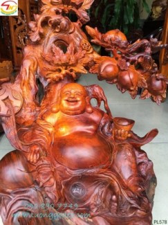 Phật Di Lặc ngồi cây đào (PL578)