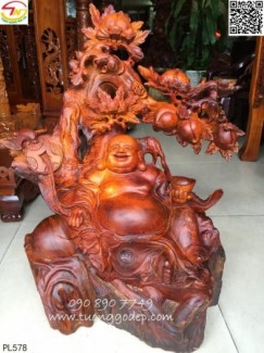 Phật Di Lặc ngồi cây đào (PL578)