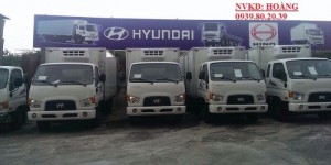HuynDai HD99 giao xe nhanh, thùng kín, mui bạc,nhập khẩu 2016