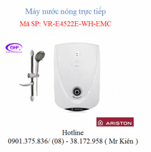 Máy nước nóng trực tiếp Ariston VR-E4522E-WH-EMC điều chỉnh điện tử