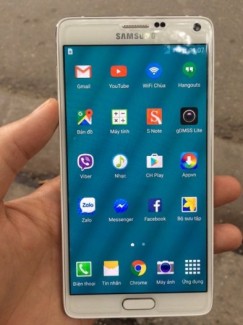Bán điện thoai note 4 Trắng Verizon likenew 99%.Máy xách tay trực tiếp USA