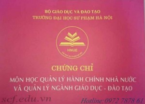 Tuyển sinh khóa chứng chỉ Quản lý hành chính nhà nước