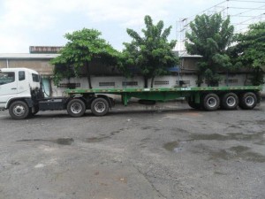 Tổng Đại Lý Rơ Mooc DooSung 40 feet, 3 trục Trả góp Lãi suất Thấp