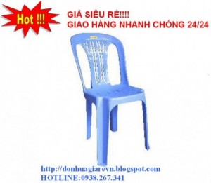 Ghế nhựa dựa lớn kiểu