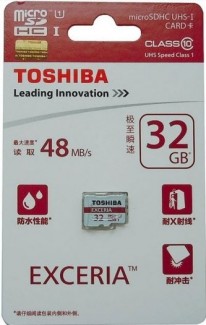 Thẻ nhớ micro sd toshiba Exceria 32gb class 10 48mb/s