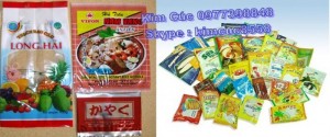 Bao bì thịt tươi hải sản, bao bì tôm cá mực hút chân không