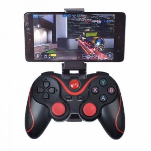 Tay cầm chơi game Kèm giá đỡ Bluetooth Terios T3