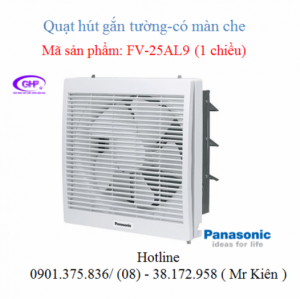 Quạt thông gió Panasonic FV-25AL9 có màn che