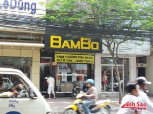 Công ty quảng cáo Ánh Sao Trẻ chuyên làm các biển hiệu quảng cáo, biển chữ nổi bằng chất liệu aluminium bền đẹp giá rẻ cho các công ty doanh nghiệp. Hãy liên hệ với công ty Ánh Sao Trẻ để được tư vấn báo giá một cách tốt nhất với nhiều mẫu sản phẩm bảng hiệu quảng cáo.…