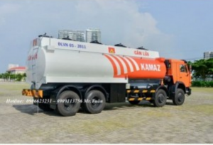 Xe bồn Kamaz, Bán xe bồn xăng dầu, Bán xe bồn xăng dầu Kamaz 18m3 mới