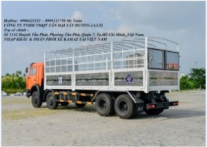 Xe tai thung Kamaz 19,3T nhap khau