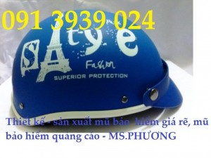 Xưởng sản xuất nón bảo hiểm quảng cáo, nón bảo hiểm TP HCM