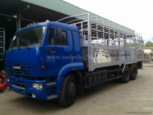 Xe Tải Kamaz 65117- 3 chân 2 cầu thật 6x4 tải trọng 15 tấn thùng 7.8 m mới 100% giá rẻ