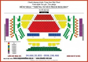 Nơi bán vé đêm nhạc “Tuyệt phẩm Bolero” duy nhất tại Hà Nội