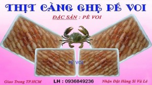 Thịt Càng Ghẹ Pé Voi Giao Tận Nơi Ở Thành Phố HCM