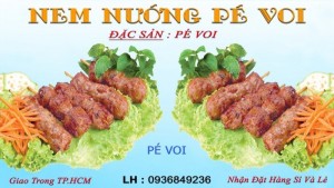 Hãy nhanh tay mua Nem Lụi Nướng Pé Voi Giao Tận Nơi Ở Thành Phố HCM nha!