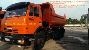 Bán xe Ben đời 2016,15 tấn,Thùng Oval,3 chân,2 cầu sau,Nhập khẩu,mới 100%