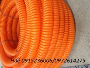 Ống nhựa gân xoắn hdpe luôn dây điện