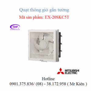 Quạt thông gió Mitsubishi EX-20SKC5T có màn che