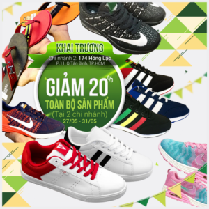 Khai Trương - Giảm 20% Tất Cả Sản Phẩm 2 Chi Nhánh