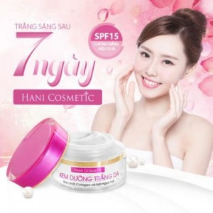 Kem dưỡng trắng da mặt Hani SPF 15