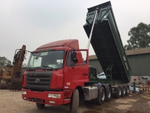 Xe Sơ Mi Rơ Moóc Ben Thùng Tự Đổ Tối Ưu Nhất Tải Trọng Cao 28 Tấn