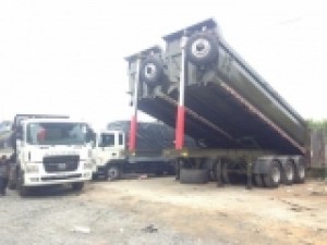 Sơ mi rơ moóc thùng tự đổ (moóc ben) sản phẩm mới nhất- tối ưu nhất tải trọng cao