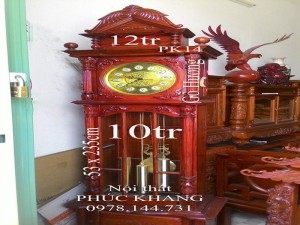 Thanh lý 1 đồng hồ gỗ hương bao giá 6 tr rẻ nhất