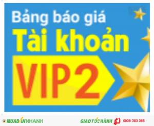 Giảm 50% cho tài khoảng VIP2 1 năm