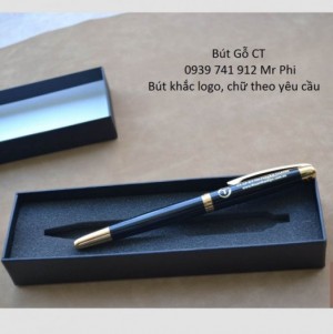 Bút ký | Bút kim loại cao cấp viền vàng - KL08