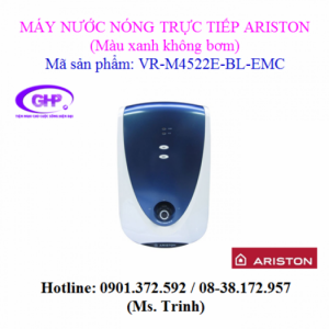 Máy nước nóng trực tiếp Ariston VR-M4522E-BL-EMC màu xanh