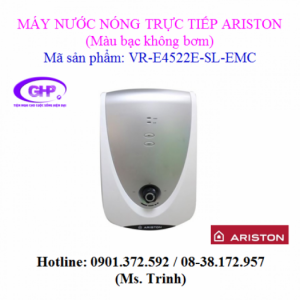 Máy nước nóng trực tiếp Ariston VR-E4522E-SL-EMC màu bạc