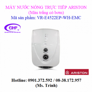 Máy nước nóng trực tiếp Ariston VR-E4522EP-WH-EMC màu trắng