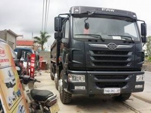 Xe tải FAw 4 chân 340HP tải trọng lớn, giá cả hợp lý, cạnh tranh với chiều dài lòng thùng lên tới 8m