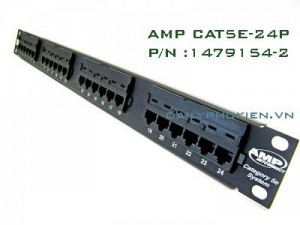 Patch panel 24port AMP Cat5e P/N :1479154-2