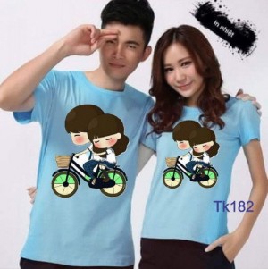 Set áo thun cặp (2 áo) nam nữ cực teen