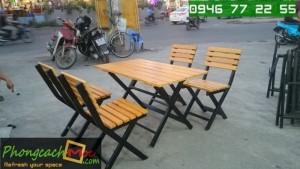Bàn ghế gỗ giá rẻ