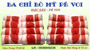 Ba Chỉ Bò Mỹ Pé Voi  Giao Tận Nhà Ở TP. HCM