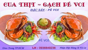 Cua Thịt - Cua Gạch Pé Voi Ở HCM