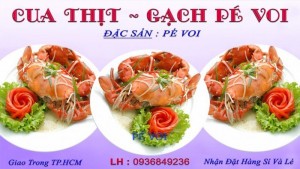 Cua Thịt - Cua Gạch Pé Voi Giao Tận Nơi Ở Thành Phố HCM