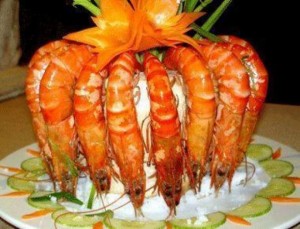 Tôm Hấp Qủa Dừa