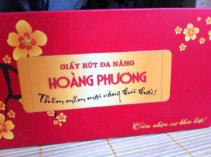 Giấy rút Hộp Hoàng Phương