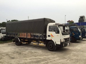 Xe tải Veam VT750, tải trọng 7,5 tấn, động cơ Hyundai, thùng dài 6M